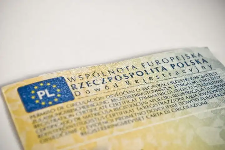 Polski dowód rejestracyjny